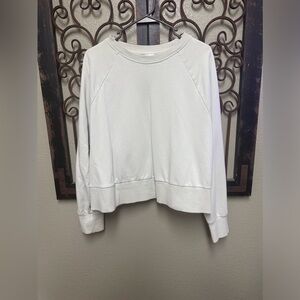 All in Motion mint green long sleeve cropped sweatshirt